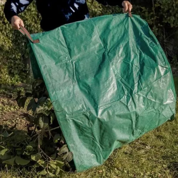 New XXL hopfällbar trädgårdsväska - Robust och praktisk - 2 delar - Grön Trädgårdskorgar