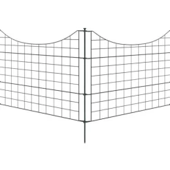 Discount YUENFONG Metallisk damstängsel Dekorativt hundstängsel Nätstängsel, Komplett kit, 64x 77.5cm - Nedåtgående båge Krukor & Växtbehållare