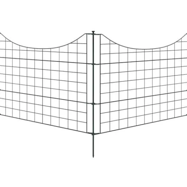 Discount YUENFONG Metallisk damstängsel Dekorativt hundstängsel Nätstängsel, Komplett kit, 64x 77.5cm - Nedåtgående båge Krukor & Växtbehållare