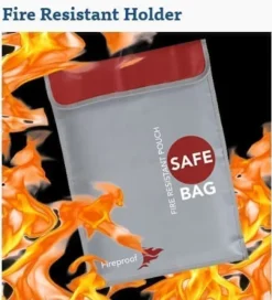Discount Yunique - Säkerhetsväska för RC-batterier | Lipo anti-explosionsskyddsfodral | Brandbeständig laddningsväska, storlek 280x380mm Brandfilt