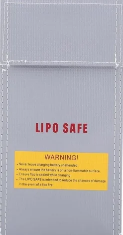Hot Yunique - Säkerhetsväska för RC-batterier | Lipo anti-explosionsskyddsfodral | Brandbeständig laddningsväska, storlek 100x200mm Brandfilt