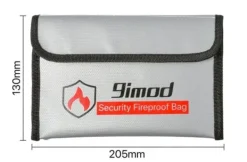 Online Yunique - Säkerhetsväska för RC-batterier | Lipo anti-explosionsskyddsfodral | Brandbeständig laddningsväska, storlek 205x130mm Beredskapsplaner